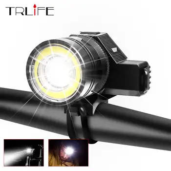 2 in 1 Bike Light USB Rechargeable Headlamp For Bicycle Headlight with Bike Computer Horn Bell Mountain Bike Cycling Lights
2 in 1 Bike Light USB Rechargeable Headlamp For Bicycle Headlight with Bike Computer Horn Bell Mountain Bike Cycling Lights