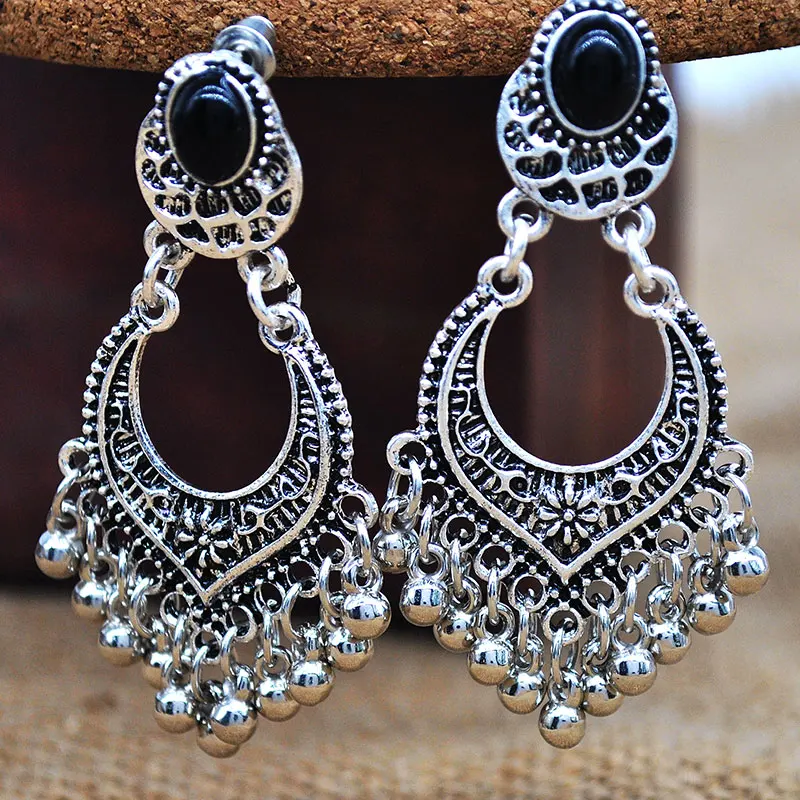 Bohemian Drop Earrings Antique Carved Stone Inlayed Beads Tassel Earrings Retro Women Jewelry Accessories
Bohemian Drop Earrings Antique Carved Stone Inlayed Beads Tassel Earrings Retro Women Jewelry Accessories