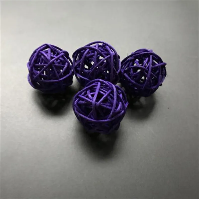 25pcs Purple Rattan BALL for LED Fairy String Lights Xmas Garlands lumineuse Home Patio Wedding Romantic Decorations
25pcs Purple Rattan BALL for LED Fairy String Lights Xmas Garlands lumineuse Home Patio Wedding Romantic Decorations
