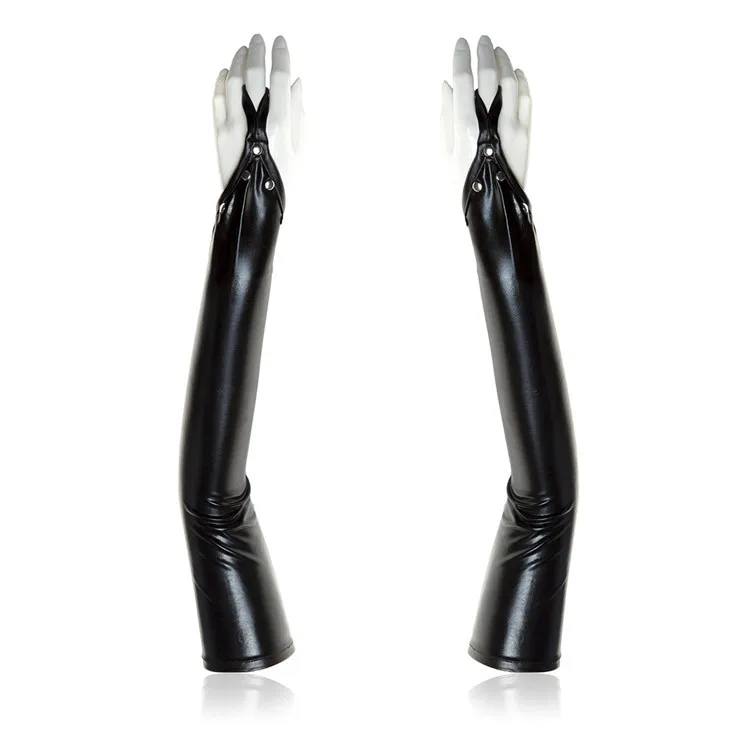 Sexy Female PU Leather Fingerless Long Gloves Sleeves Womens Sexy Lingerie Accessories Sexy Black Wetlook PU Long Evening Gloves
Sexy Female PU Leather Fingerless Long Gloves Sleeves Womens Sexy Lingerie Accessories Sexy Black Wetlook PU Long Evening Gloves
