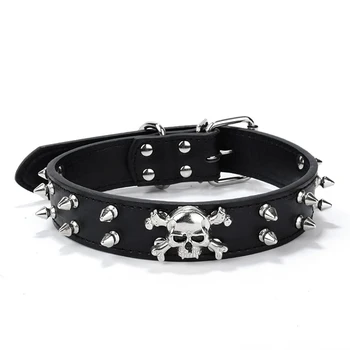 1Pcs Dog Collar Stud Skull Pet Collar Dog Pet Necklace Perro PU Leather Dog Collar Mascotas Pet Accessories Products 
1Pcs Dog Collar Stud Skull Pet Collar Dog Pet Necklace Perro PU Leather Dog Collar Mascotas Pet Accessories Products