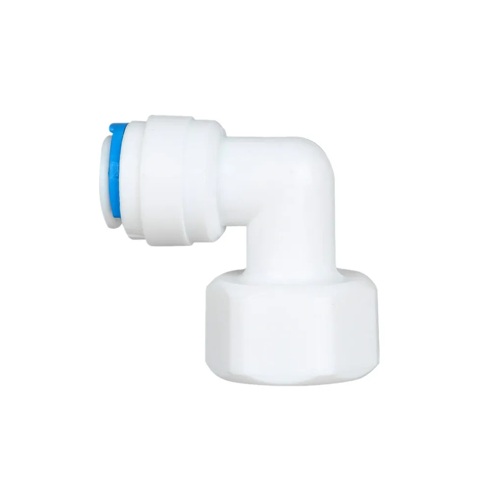 RO Water Fitting Elbow Connector 1/4" 3/8" OD Hose 1/4" 1/2" 1/8" BSP Female Thread Plastic Pipe Quick Osmose Reversa Aquario
RO Water Fitting Elbow Connector 1/4" 3/8" OD Hose 1/4" 1/2" 1/8" BSP Female Thread Plastic Pipe Quick Osmose Reversa Aquario