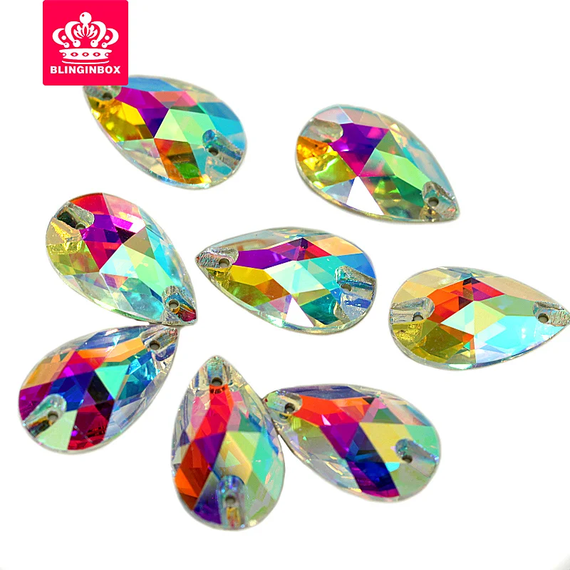 AAAA Quality Crystal AB Teardrop Shape Glass Sew On Rhinestones Flatback Droplet стразы Sewing Rhinestones Wedding Dress E0007
AAAA Quality Crystal AB Teardrop Shape Glass Sew On Rhinestones Flatback Droplet стразы Sewing Rhinestones Wedding Dress E0007
