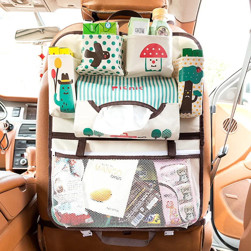 Mini Storage Car Seat Bag Organizer Cute Cartoon Printed Oxford Cloth Multifunction Hanging Bags Vehicle Accessories
Mini Storage Car Seat Bag Organizer Cute Cartoon Printed Oxford Cloth Multifunction Hanging Bags Vehicle Accessories