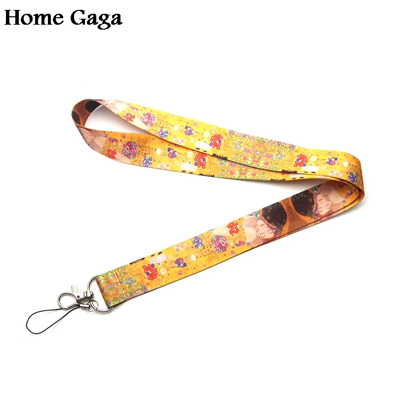 Homegaga New Arrival Gustav Klimt's painting neck lanyards for keys glasses holder bead keychain phones cameras webbing D0338
Homegaga New Arrival Gustav Klimt's painting neck lanyards for keys glasses holder bead keychain phones cameras webbing D0338