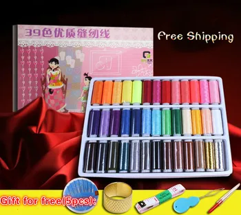 39 Pcs mixing equipment Spools Different Colors Polyester Embroidery Sewing Quilting Thread Hilos Hilos De Bordar Borduurgaren
39 Pcs mixing equipment Spools Different Colors Polyester Embroidery Sewing Quilting Thread Hilos Hilos De Bordar Borduurgaren