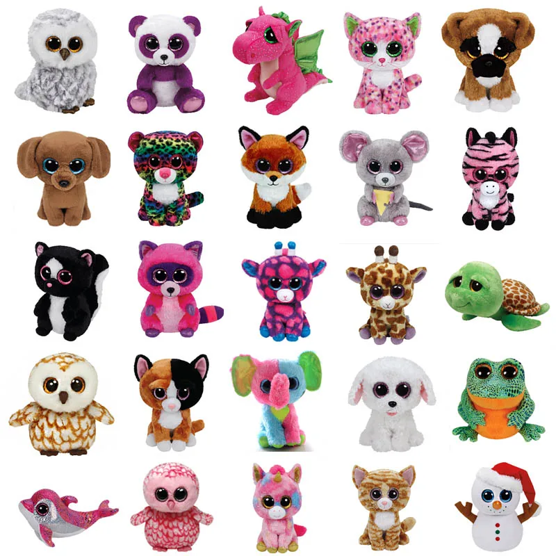 Ty Beanie Boos Big Eyes Owl Unicorn Cat Elephant Penguin Deer Lion Foxy Dog Rabbit Giraffe Monkey Stuffed Animals Plush Toys
Ty Beanie Boos Big Eyes Owl Unicorn Cat Elephant Penguin Deer Lion Foxy Dog Rabbit Giraffe Monkey Stuffed Animals Plush Toys