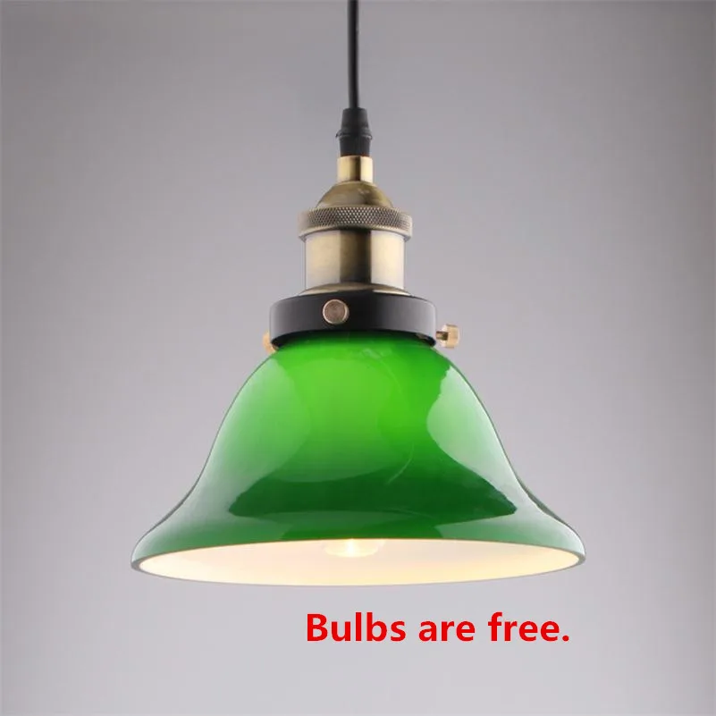 Vintage Pendant Light Bar Cafe Hanging Lamp Emerald Glass Droplight E27 Lamparas de Techo Colgante USA Pendente Iluminao
Vintage Pendant Light Bar Cafe Hanging Lamp Emerald Glass Droplight E27 Lamparas de Techo Colgante USA Pendente Iluminao