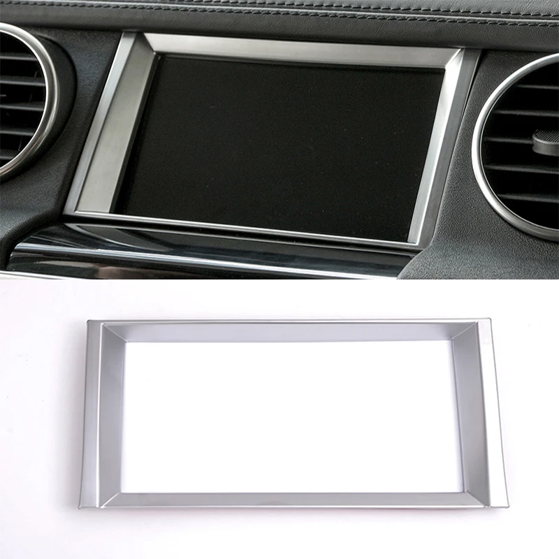 Matte Silver ABS Chrome Navigation Screen Decorative Frame Trim For Land Rover Discovery 4 2010-2016 Car Accessories
Matte Silver ABS Chrome Navigation Screen Decorative Frame Trim For Land Rover Discovery 4 2010-2016 Car Accessories