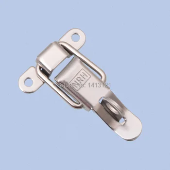 

free shipping Stainless steel buckle latch hasp Insurance Electrical medical equipment box plastic tool case lock hardware part