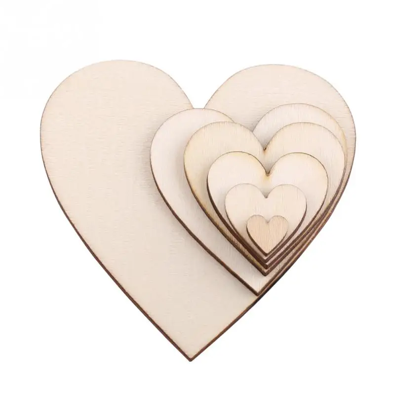 6 Types Wooden Love Heart Shape Embellishment for Weddings Plaques Art Craft Wedding Decoration Valentine'S Day
6 Types Wooden Love Heart Shape Embellishment for Weddings Plaques Art Craft Wedding Decoration Valentine'S Day