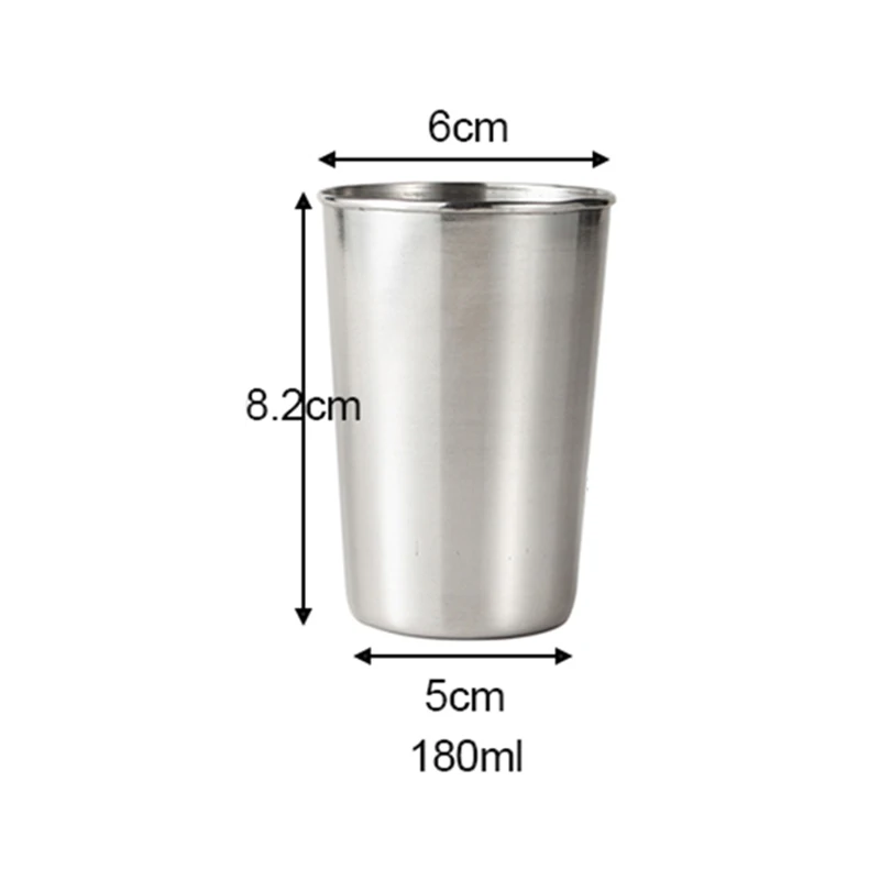 30/70/180/320ml Practical Cups Stainless Steel Beer Cola Milkshake Cup Travel Tumbler Coffee Jug Milk Tea Cups
30/70/180/320ml Practical Cups Stainless Steel Beer Cola Milkshake Cup Travel Tumbler Coffee Jug Milk Tea Cups