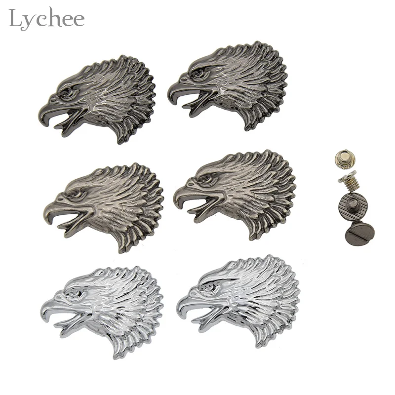 Lychee 2pcs Eagle Head Carved Shank Button Metal Button DIY Handmade Sewing Craft For Men Women Belt Bag Leathercraft
Lychee 2pcs Eagle Head Carved Shank Button Metal Button DIY Handmade Sewing Craft For Men Women Belt Bag Leathercraft
