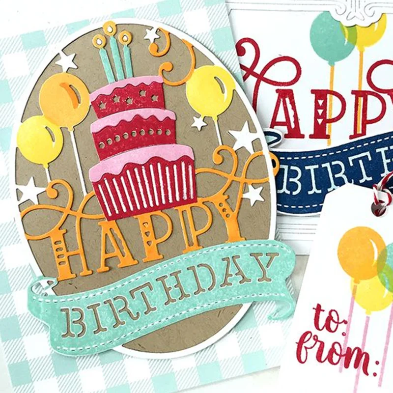 happy Birthday cake card Metal Cutting Dies Stencil Scrapbooking Photo Album Card Paper Embossing Craft DIY
happy Birthday cake card Metal Cutting Dies Stencil Scrapbooking Photo Album Card Paper Embossing Craft DIY