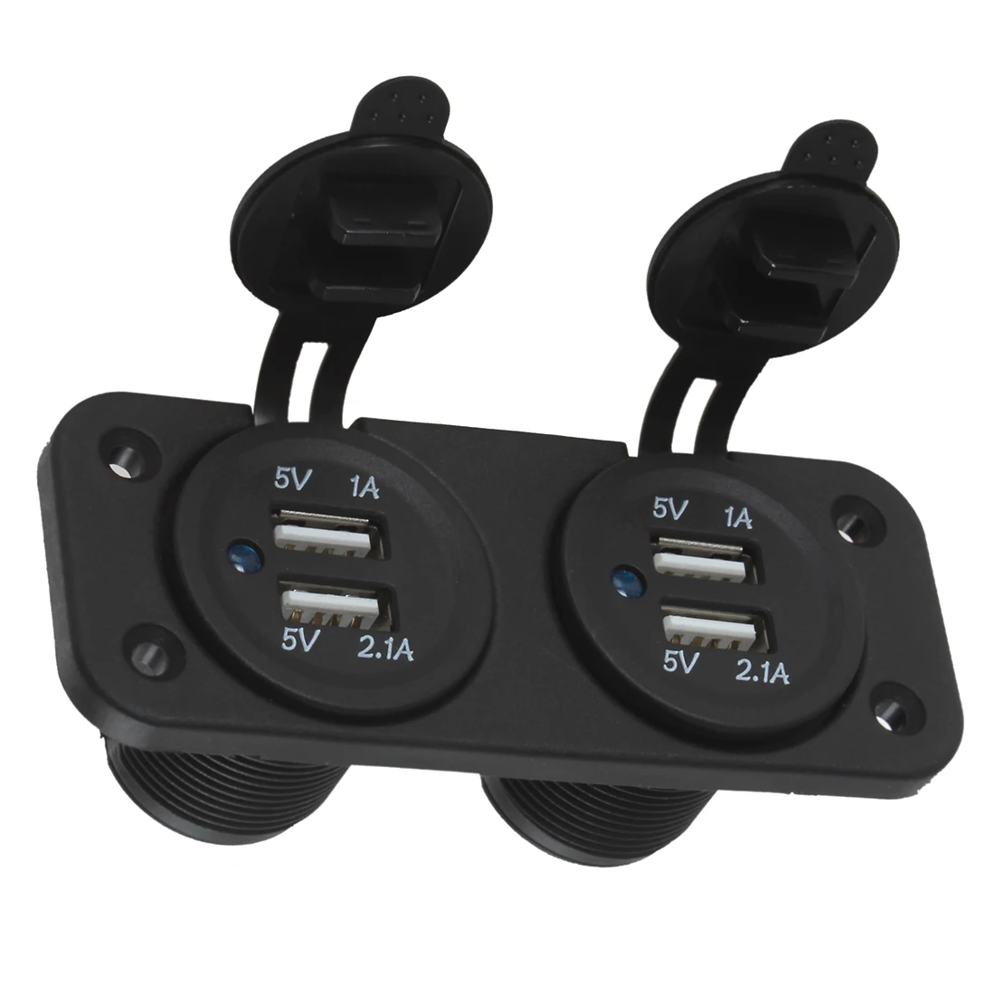 5V 2.1A & 1A Universal Waterproof Motorcycle 4 USB Power Supply Port Socket Charger for Smartphone MP3 GPS Mobile Phone Tablet
5V 2.1A & 1A Universal Waterproof Motorcycle 4 USB Power Supply Port Socket Charger for Smartphone MP3 GPS Mobile Phone Tablet