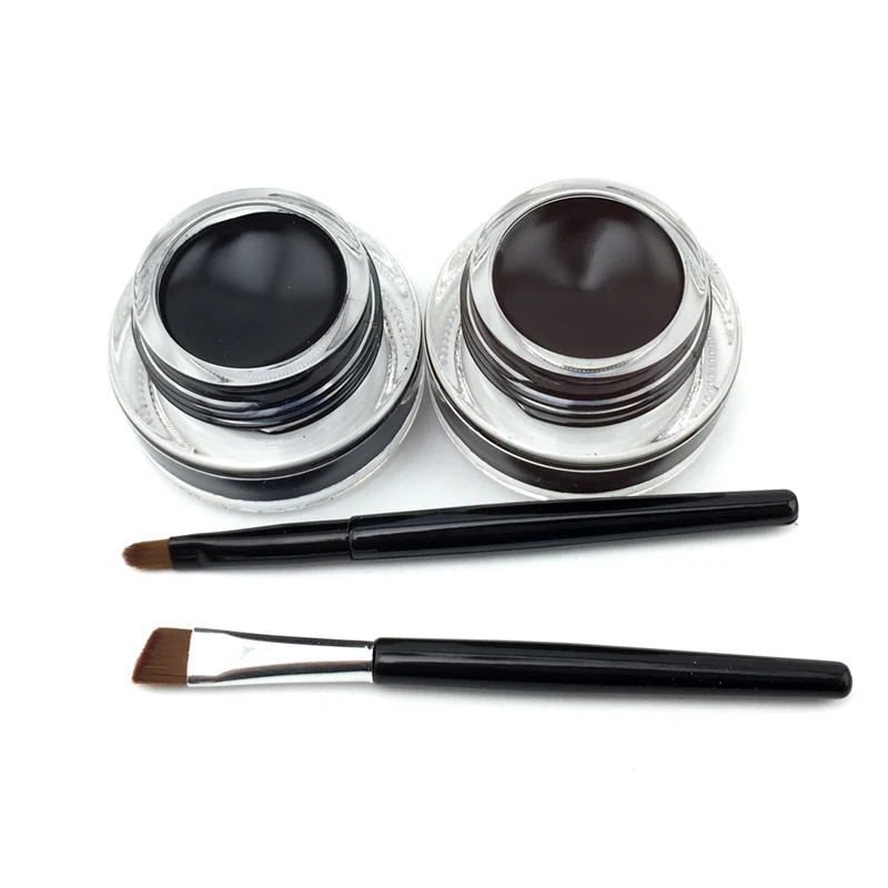 2 in 1 Brown + Black Gel Eyeliner Waterproof and Fouling Eye Lining Cosmetic Set Eye Makeup
2 in 1 Brown + Black Gel Eyeliner Waterproof and Fouling Eye Lining Cosmetic Set Eye Makeup