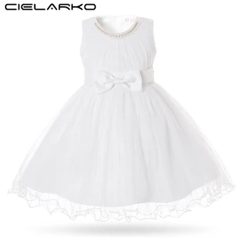 Cielarko White Baby Dress for Birthday Party Sleeveless with Bow Beading Infant Formal Dresses Tulle Fancy Toddler Ball Gown
Cielarko White Baby Dress for Birthday Party Sleeveless with Bow Beading Infant Formal Dresses Tulle Fancy Toddler Ball Gown