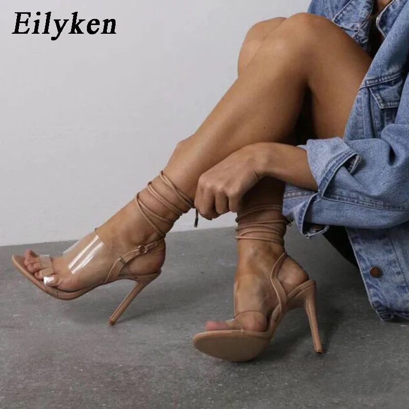 Eilyken Ankle Strap Gladiator Sandals Women Lace up High Heels Sexy Cross-tied Lace-Up Sandal Summer Party Sandals Shoes
Eilyken Ankle Strap Gladiator Sandals Women Lace up High Heels Sexy Cross-tied Lace-Up Sandal Summer Party Sandals Shoes