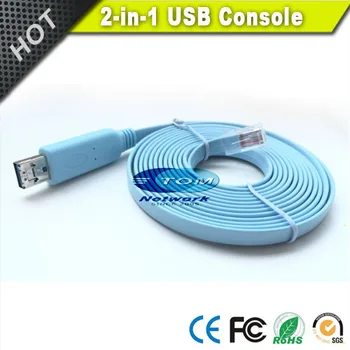 Classical FTDI FT232RL Chip Micro usb+USB to RJ45 console cable for Cisco and Juniper
Classical FTDI FT232RL Chip Micro usb+USB to RJ45 console cable for Cisco and Juniper