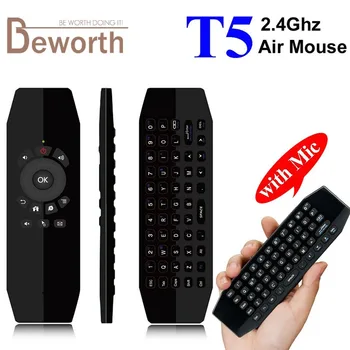 T5 Wireless Mini Keyboard Fly Air Mouse with Mic Smart Remote Control for Android TV Box A95X X96 HTPC IPTV Mini PC Xbox Gamepad
T5 Wireless Mini Keyboard Fly Air Mouse with Mic Smart Remote Control for Android TV Box A95X X96 HTPC IPTV Mini PC Xbox Gamepad