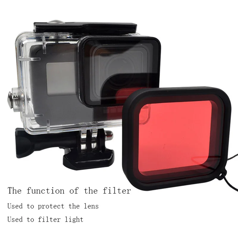2018 New Camera Waterproof Underwater Diving Housing Case Red Lens Filter For Gopro Hero 5 Accessories -17
2018 New Camera Waterproof Underwater Diving Housing Case Red Lens Filter For Gopro Hero 5 Accessories -17