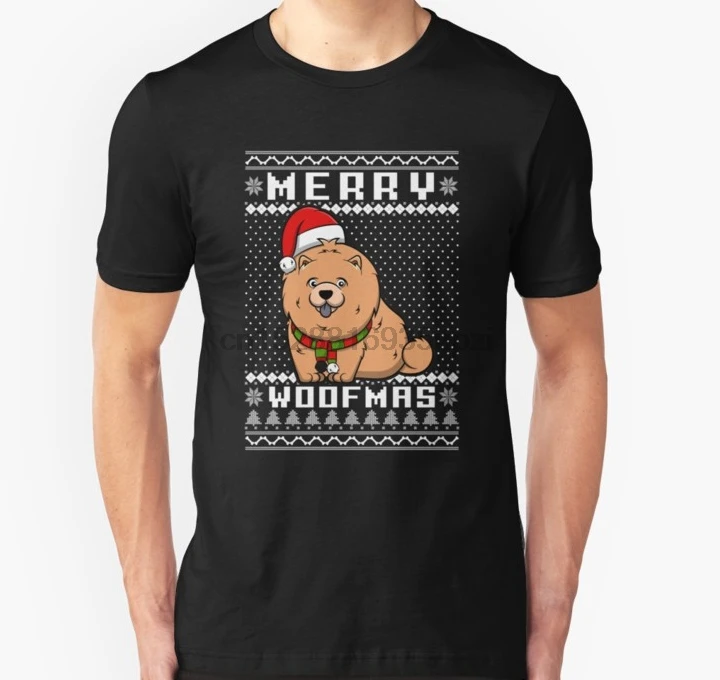 Men Short sleeve tshirt Chow Chow Dog Merry Woofmas T Shirt Christmas Gift T Shirt Women t-shirt
Men Short sleeve tshirt Chow Chow Dog Merry Woofmas T Shirt Christmas Gift T Shirt Women t-shirt