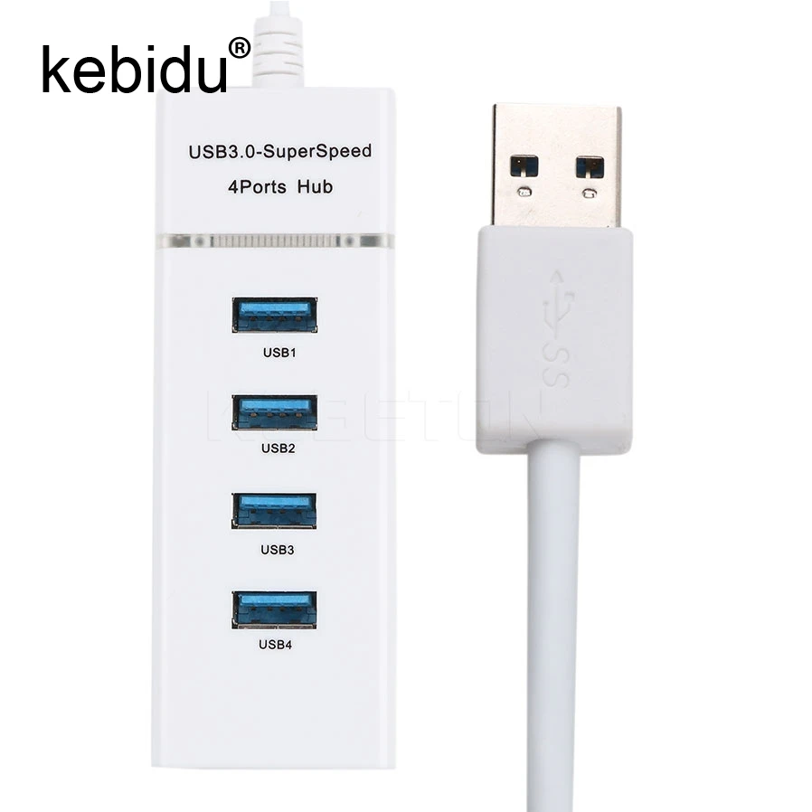 Kebidu USB 3.0 4 Port HUB USB Hubs Splitter Adapter High Speed USB Plug for PC Mac Laptop Notebook Desktop
Kebidu USB 3.0 4 Port HUB USB Hubs Splitter Adapter High Speed USB Plug for PC Mac Laptop Notebook Desktop