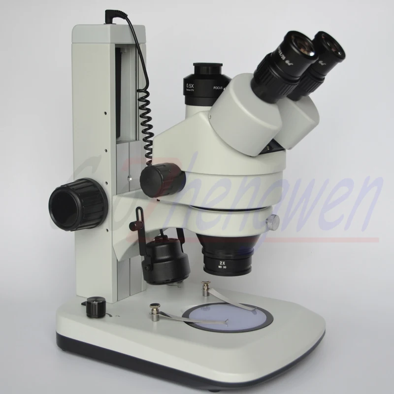 Free Shipping Track Stand Stere Microscope- 7X-90X Simul Focal Trinocular Microscope with Dual LED Lights
Free Shipping Track Stand Stere Microscope- 7X-90X Simul Focal Trinocular Microscope with Dual LED Lights