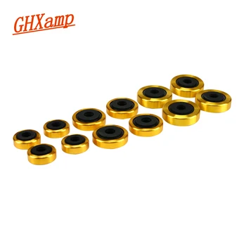 Ghxamp 4pcs Mini Speaker Stand Aluminum Foot Pad For Power Amplifier CD Player Computer Chassis Shock Absorption Pad
Ghxamp 4pcs Mini Speaker Stand Aluminum Foot Pad For Power Amplifier CD Player Computer Chassis Shock Absorption Pad