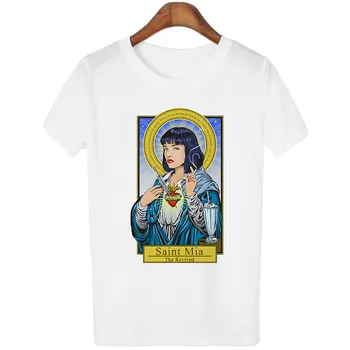 Summer Fashion Saint Mia Funny Printed Woman T-shirt O-neck White Short Sleeve Vogue Tee Shirt Vintage Casual Tumblr Tops Tshirt
Summer Fashion Saint Mia Funny Printed Woman T-shirt O-neck White Short Sleeve Vogue Tee Shirt Vintage Casual Tumblr Tops Tshirt