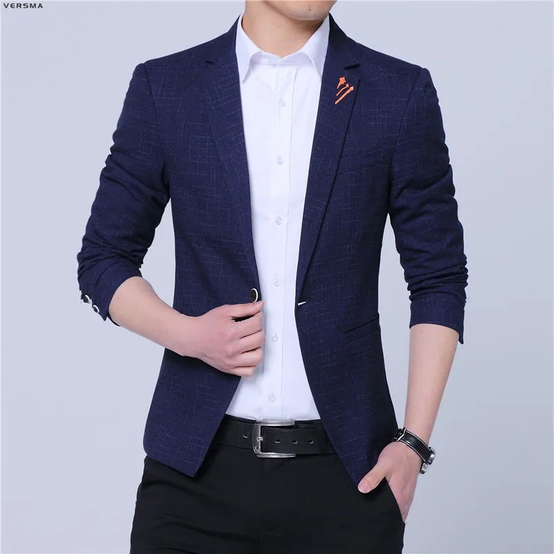 VERSMA 2017 Factory Direct Fashion Men Casual Suits Blazers Jacket Coat Male Korean Slim Fit Stripe Boy Blazers Jackets Men 5XL
VERSMA 2017 Factory Direct Fashion Men Casual Suits Blazers Jacket Coat Male Korean Slim Fit Stripe Boy Blazers Jackets Men 5XL