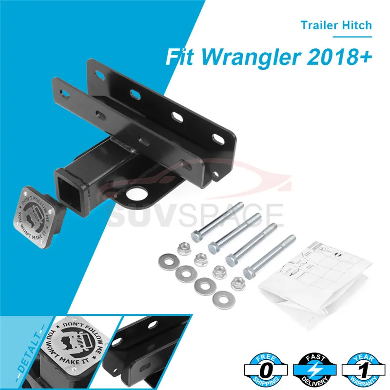 2" Class 3 Towing Trailer Hitch Receiver Mount Hitch Fit For Jeep Wrangler JL JLU2018-2020
2" Class 3 Towing Trailer Hitch Receiver Mount Hitch Fit For Jeep Wrangler JL JLU2018-2020
