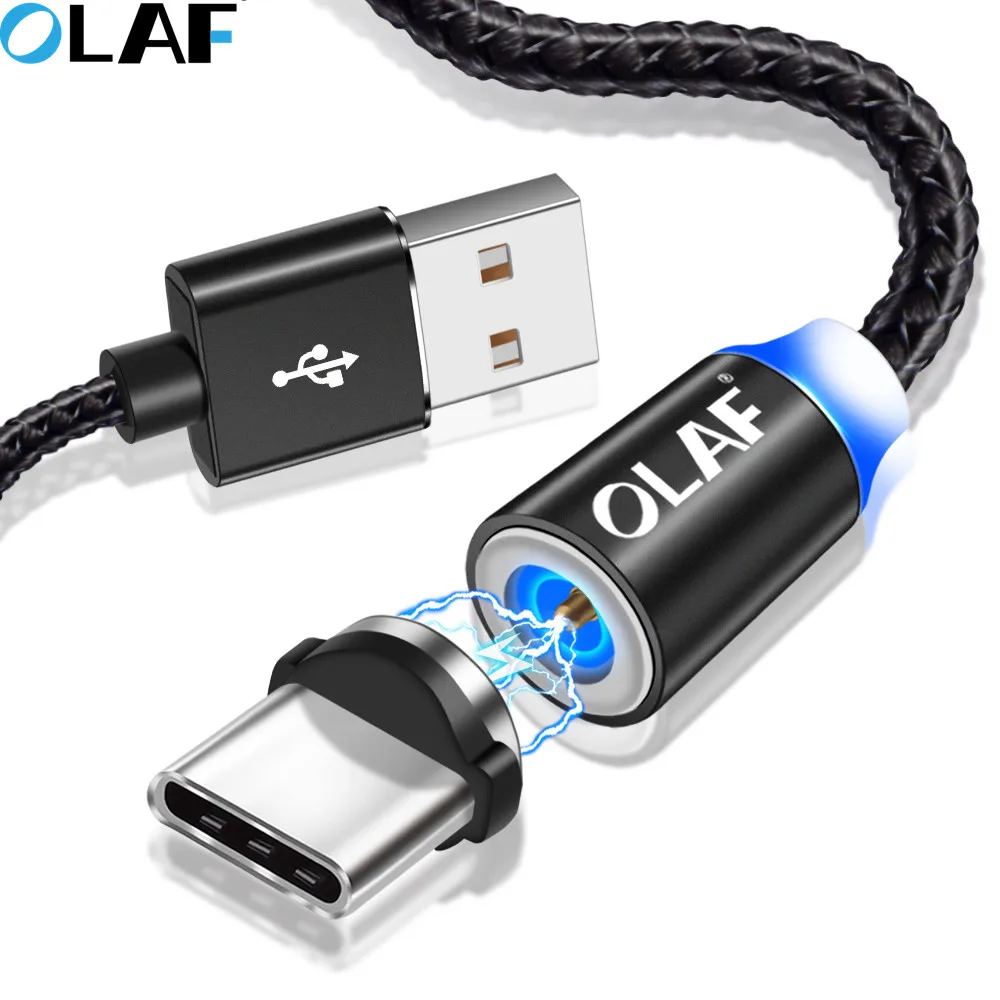 OLAF 1m/2m 360 LED Magnetic Charging Cable for iPhone XR XS MAX X 8 7 6 Plus Micro USB Cable Type C Mobile Phone Magnet Charger
OLAF 1m/2m 360 LED Magnetic Charging Cable for iPhone XR XS MAX X 8 7 6 Plus Micro USB Cable Type C Mobile Phone Magnet Charger