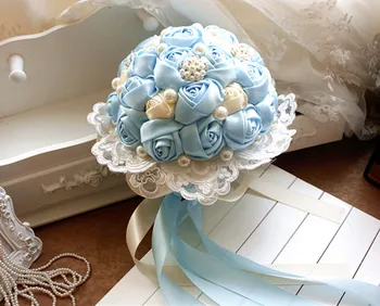 Best Selling Ivory Cream Brooch Bouquet blue Bridal Wedding Bouquet de mariage artificial Rose Wedding bouquet de fleurs mariee
Best Selling Ivory Cream Brooch Bouquet blue Bridal Wedding Bouquet de mariage artificial Rose Wedding bouquet de fleurs mariee
