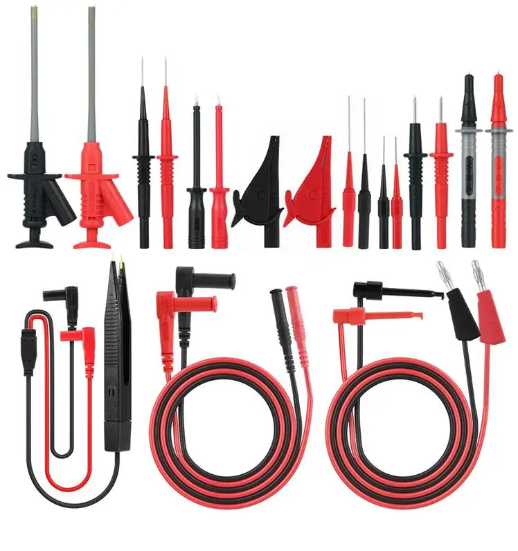Multimeter pen High precision probe Universal digital pen probe crocodile clamp test kit hook wire
Multimeter pen High precision probe Universal digital pen probe crocodile clamp test kit hook wire