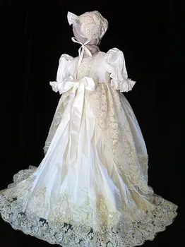 High Quality Lace Crystal Infant Girls Christening Dress White Ivory Baptism Gown for Ceremony Occasion With Bonnet
High Quality Lace Crystal Infant Girls Christening Dress White Ivory Baptism Gown for Ceremony Occasion With Bonnet