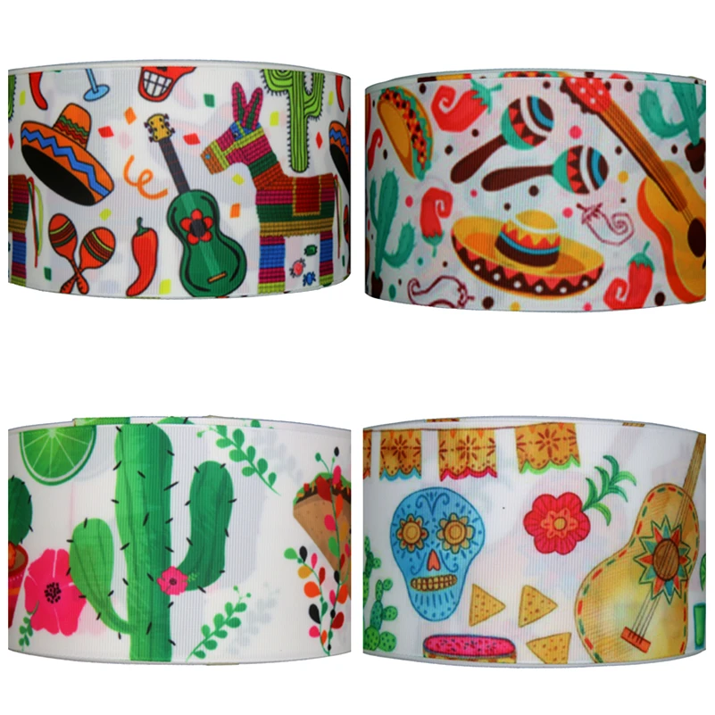 DHK 3'' 50yards Mexico Cactus Alpaca Printed Grosgrain Ribbon Accessory Material Headwear Decoration DIY 75mm Wholesale S997
DHK 3'' 50yards Mexico Cactus Alpaca Printed Grosgrain Ribbon Accessory Material Headwear Decoration DIY 75mm Wholesale S997