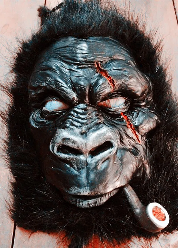 Harley Beast Knight Black Chimpanzee Motorbike Mask Over Head monkey mask Latex mascaras Halloween mask helloween monster
Harley Beast Knight Black Chimpanzee Motorbike Mask Over Head monkey mask Latex mascaras Halloween mask helloween monster