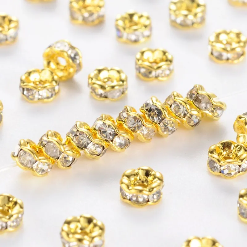 Brass Rhinestone Golden Beads for jewelry making,G rade AAA,Wavy Verge,Nickel Free, Metal Color,Rondelle,Crystal,4x2mm,Hole: 1mm
Brass Rhinestone Golden Beads for jewelry making,G rade AAA,Wavy Verge,Nickel Free, Metal Color,Rondelle,Crystal,4x2mm,Hole: 1mm