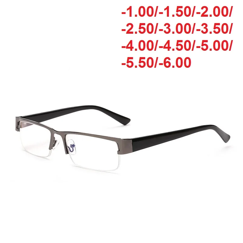 Cubojue Men's Glasses Minus 100-400 Myopia Eyeglasses Frame Tint Film Blue with Optical Prescription Lens Grey Eyeglass Male
Cubojue Men's Glasses Minus 100-400 Myopia Eyeglasses Frame Tint Film Blue with Optical Prescription Lens Grey Eyeglass Male