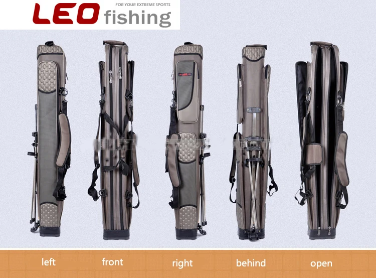 2017 Hot Sale Leo Fishing Bag 126cm Waterproof With Stainless Steel Holder 2 Layers 3 Layers Portable Multi Purpose Tackle
2017 Hot Sale Leo Fishing Bag 126cm Waterproof With Stainless Steel Holder 2 Layers 3 Layers Portable Multi Purpose Tackle