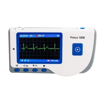 Portable Prince 180B Handheld ECG EKG CE Approved Monitor Electrocardiogram LCD
Portable Prince 180B Handheld ECG EKG CE Approved Monitor Electrocardiogram LCD