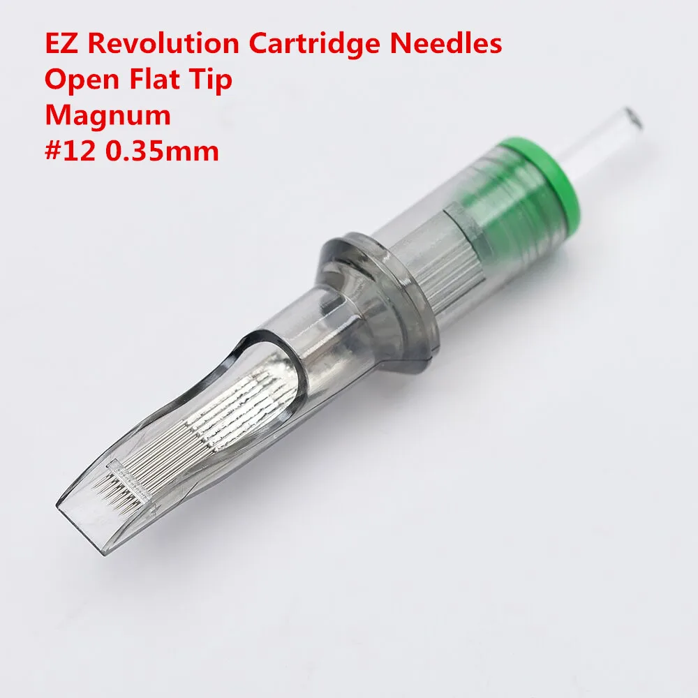 Original EZ Revolution Tattoo Needles Cartridge Magnum Open Flat Tips #12 0.35mm for Cartridge Machine Grips 20pcs/lot
Original EZ Revolution Tattoo Needles Cartridge Magnum Open Flat Tips #12 0.35mm for Cartridge Machine Grips 20pcs/lot