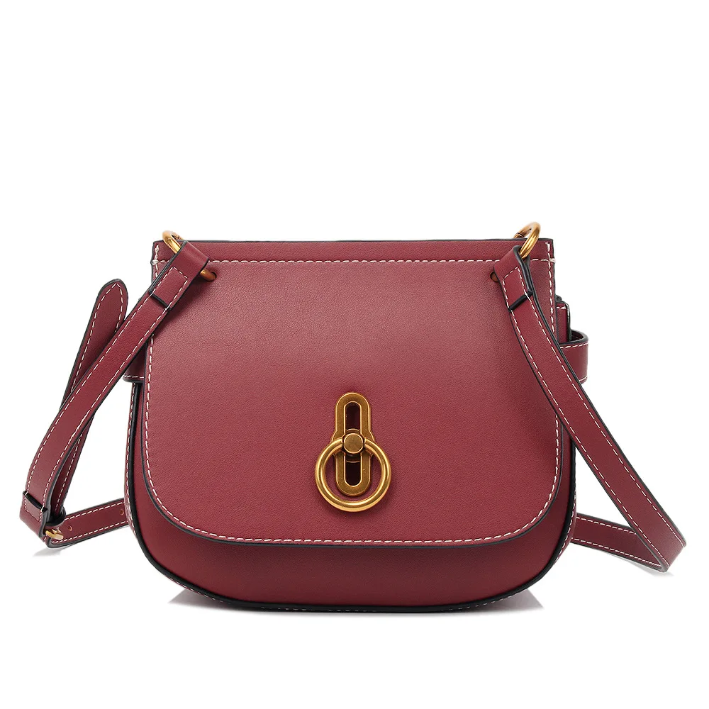 Bag Girl 2019 Summer New saddle bag with British pure color retro women's shoulder bag fashion pack
Bag Girl 2019 Summer New saddle bag with British pure color retro women's shoulder bag fashion pack