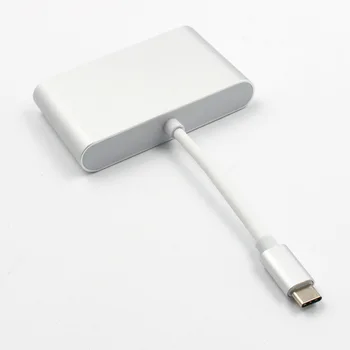 Type-C to Type-C & 3 x USB Hub Adapter Cable 4 in 1 12inch Hub Rechargable Conversion Converter Gold/Silver
Type-C to Type-C & 3 x USB Hub Adapter Cable 4 in 1 12inch Hub Rechargable Conversion Converter Gold/Silver
