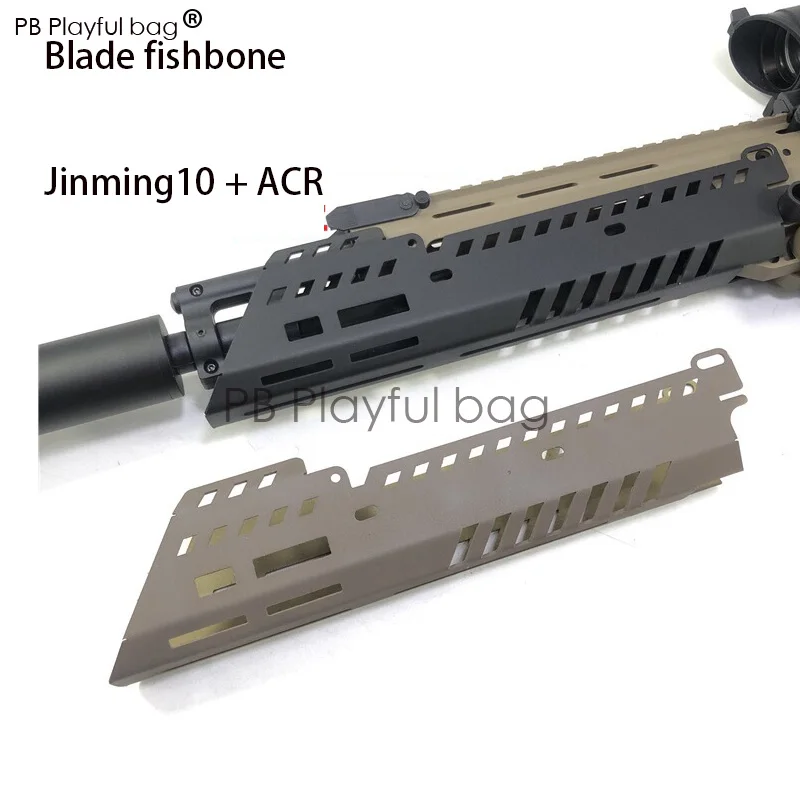 Outdoor sports toy gel ball gun tactical hobby jinminmg10 gen10 ACR upgraded material blade fishbone modified parts guide OD40
Outdoor sports toy gel ball gun tactical hobby jinminmg10 gen10 ACR upgraded material blade fishbone modified parts guide OD40