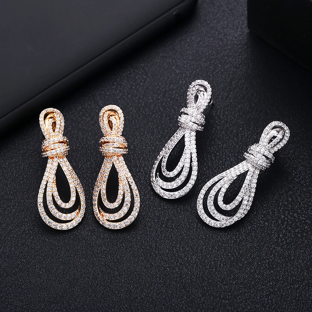 JANKELLY 39mm Bowknot Full Mirco Paved Micro Zirconia Women Bridal Dress Wedding Everyday Drop Earring Fashion Jewelry
JANKELLY 39mm Bowknot Full Mirco Paved Micro Zirconia Women Bridal Dress Wedding Everyday Drop Earring Fashion Jewelry