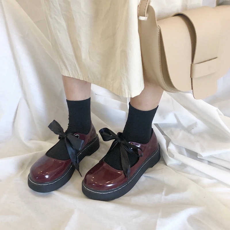 Student Lolita Shoes College Girl Shoes Uniform Shoes Round Toes PU Leather Bowknot Mary Jane Shoes
Student Lolita Shoes College Girl Shoes Uniform Shoes Round Toes PU Leather Bowknot Mary Jane Shoes