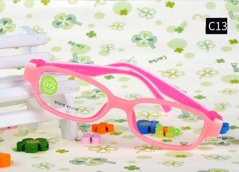 SECG Unisex Youth's Full Rim Oval Eyeglasses 8