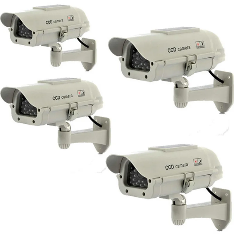 4pcs/lot 2300 Solar Power Dummy Decoy Fake Security Simulation Camera Surveillance With Blinking LED
4pcs/lot 2300 Solar Power Dummy Decoy Fake Security Simulation Camera Surveillance With Blinking LED